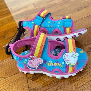 Peppa Pig and Suzy Best Friends Girls Sandals NWT